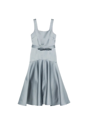 P.A.R.O.S.H. square-neck midi dress - Blue