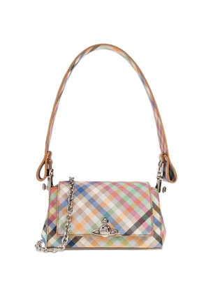 Vivienne Westwood small Hazel plaid-pattern shoulder bag - Neutrals
