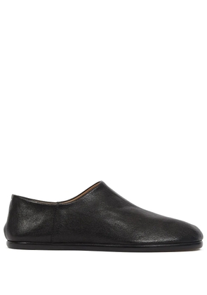 Maison Margiela Tabi leather babouche shoes - Black