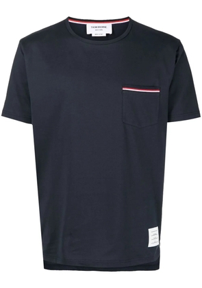 Thom Browne pocket cotton T-Shirt - Blue