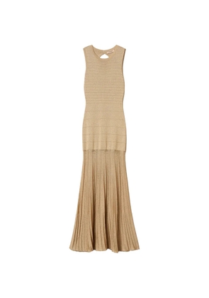TWINSET crew-neck maxi dress - Neutrals