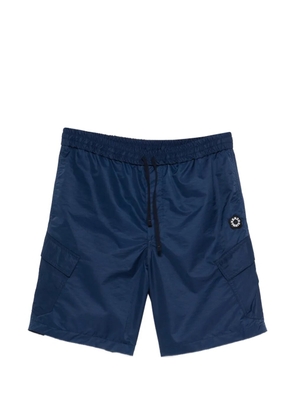 Kenzo logo-patch shorts - Blue