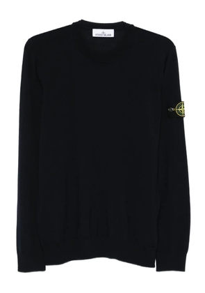 Stone Island crew-neck logo-patch sweater - V0020