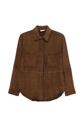 P.A.R.O.S.H. chest-pockets shirt - Brown