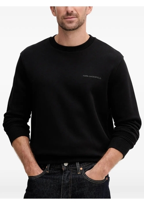 Karl Lagerfeld logo-graphic sweatshirt - Black