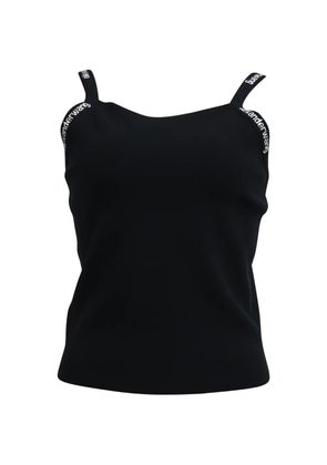 Alexander Wang logo-jacquard tank top - Black