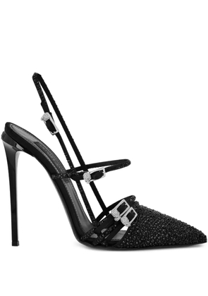 Philipp Plein 120mm slingback pumps - Black