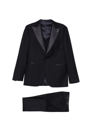 Tagliatore shawl collar single-breasted suit (set of three) - Blue