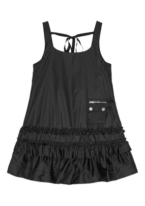 GANNI poplin dress - Black