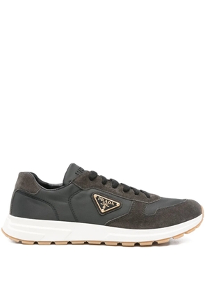 Prada suede-leather sneakers - Grey