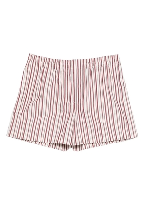 Gucci striped cotton shorts - White