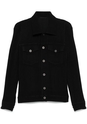 Homme Plissé Issey Miyake pleated jacket - Black