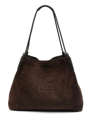 ETRO suede shoulder bag - Brown