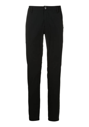 Armani Exchange mid-rise tapered-leg trousers - Black