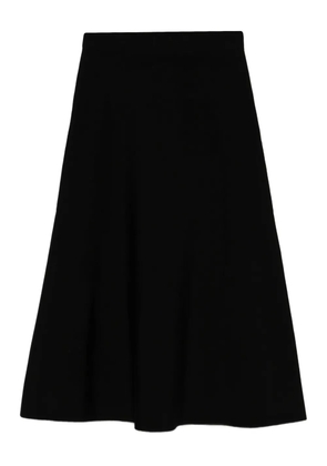Emporio Armani flared a-line skirt - Black