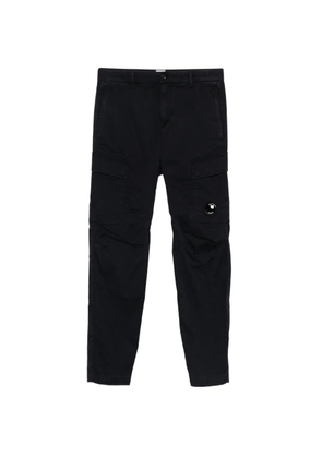 C.P. Company logo patch cargo trousers - Black