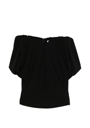 Stella McCartney gathered top - Black