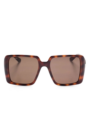 Gucci Eyewear tortoiseshell square-frame sunglasses - Brown