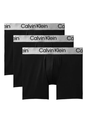 Calvin Klein logo-waistband boxers (pack of three) - Black