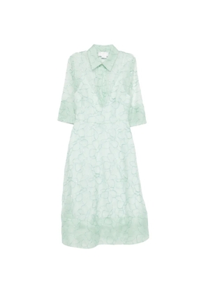 Genny sequin floral dress - Green