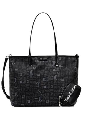 Juicy Couture logo-patch tote bag - Black