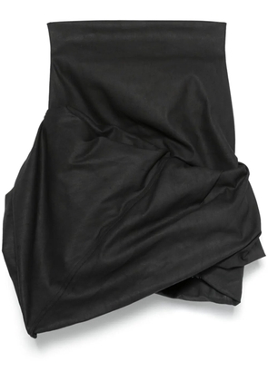 Rick Owens draped mini skirt - Black