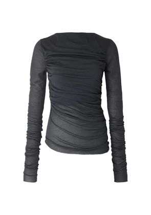 Soeur Gaia draped boat-neck sweater - Grey