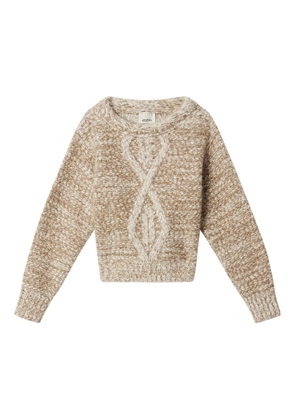ISABEL MARANT Dorota cable-knit sweater - Neutrals