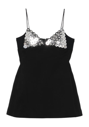 David Koma embellished mini dress - Black