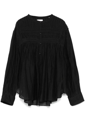 MARANT ÉTOILE Plalia long-sleeves blouse - Black
