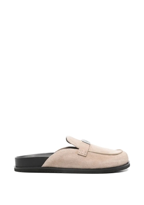 Tory Burch Leelee metal-buckle mules - Neutrals