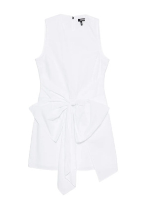 ROTATE BIRGER CHRISTENSEN bow-detail mini dress - White