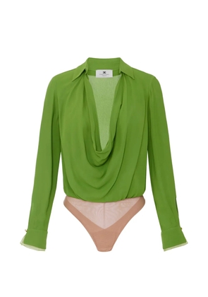 Elisabetta Franchi long-sleeve bodysuit - Green