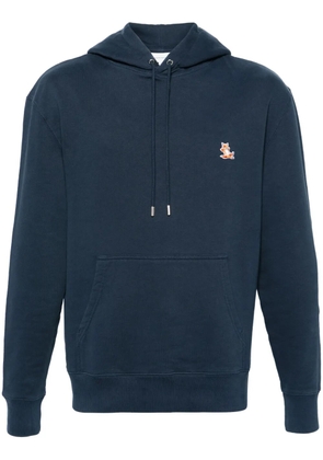Maison Kitsuné Chillax Fox cotton hoodie - Blue