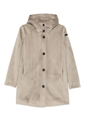 Roberto Ricci Designs button-fastening hooded coat - Grey