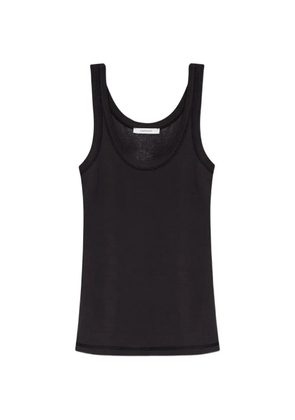 LEMAIRE cotton vest - Black