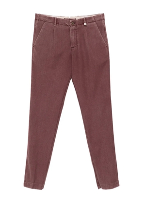 Myths front-pleat trousers - Red