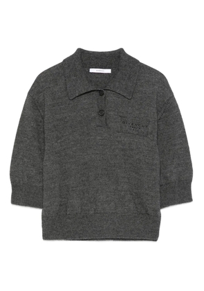 Givenchy short-sleeve logo polo shirt - Grey