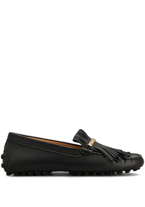 Tod's leather loafers - Black