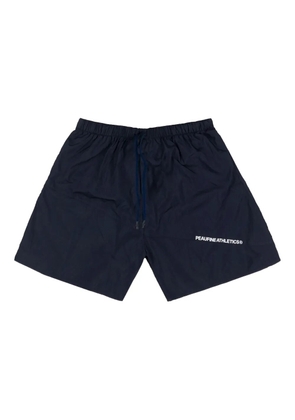 Peaufine Athletics patchwork track shorts - Blue