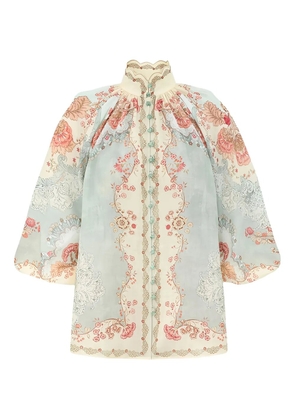 ZIMMERMANN Daylight puff-sleeves blouse - Blue