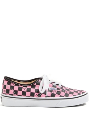 Valentino Garavani x Vans checkerboard-print sneakers - Pink