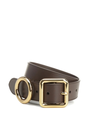 Jacquemus Regalo buckle leather belt - Brown