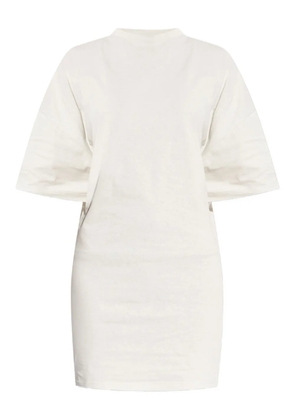 Balenciaga short-sleeve T-shirt mini dress - Neutrals