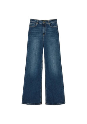 TWINSET five-pocket wide-leg jeans - Blue