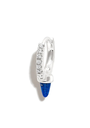 MARIA TASH 18kt white gold lapis lazuli and diamond earring - Silver