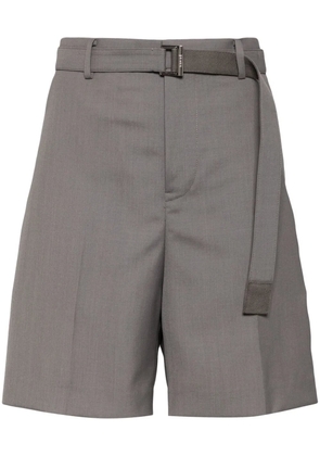 sacai Suiting shorts - Neutrals