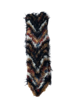 Kiko Kostadinov textured scarf - Black