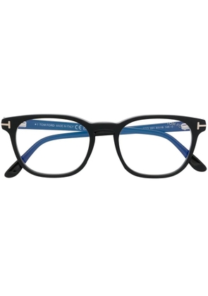 TOM FORD Eyewear T-logo square-frame glasses - Black