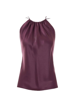 PINKO gathered sleeveless top - Purple